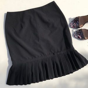 AGB Petite Career Pleated Skirt